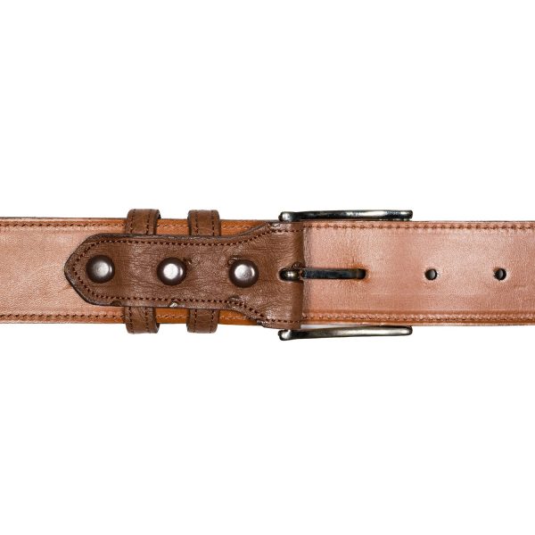 Belt in Brown Ostrich Sale