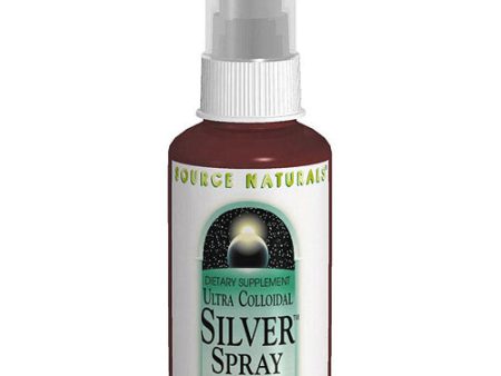 Ultra Colloidal Silver Spray 10 ppm, 1 oz, Source Naturals Fashion