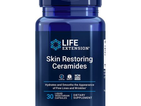 Skin Restoring Ceramides, 30 Liquid Vegetarian Capsules, Life Extension Online