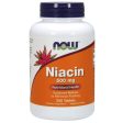 Niacin 500 mg Time Released Vegetarian, 250 Tablets, NOW Foods Online Sale