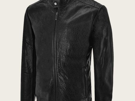 Black wrinkle finish jacket For Cheap