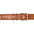 Belt in Cognac Alligator Online Sale