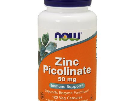 Zinc Picolinate 50mg 120 Caps, NOW Foods Online Hot Sale