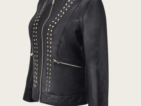 Black studs jacket For Discount