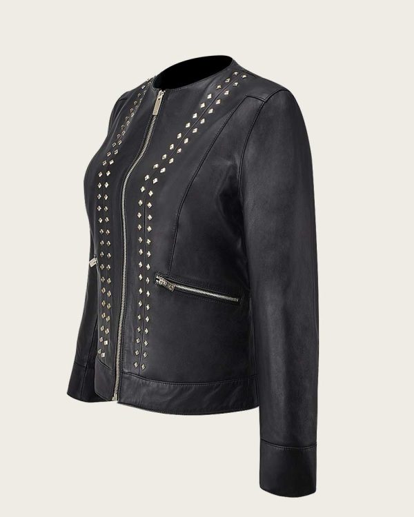 Black studs jacket For Discount