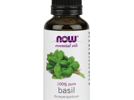 Basil Oil, Essential Oil 1 oz. from NOW Foods on Sale