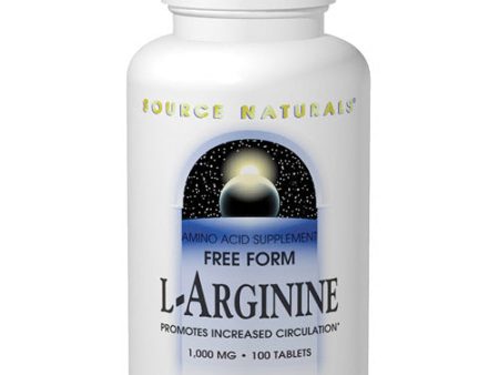 L-Arginine 500mg 100 caps from Source Naturals For Cheap