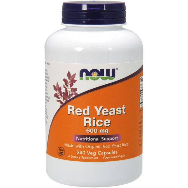 Red Yeast Rice 600 mg, Value Size, 240 Vegetarian Capsules, NOW Foods Hot on Sale