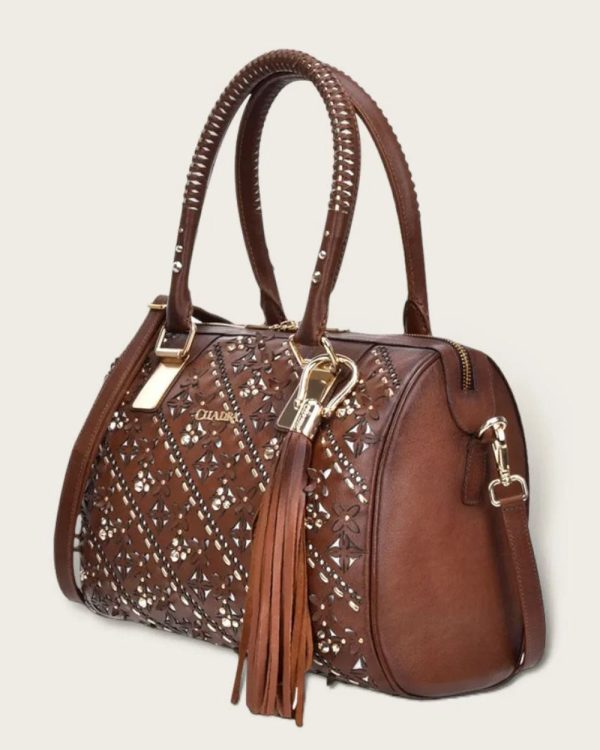 Brown bowling handbag Sale