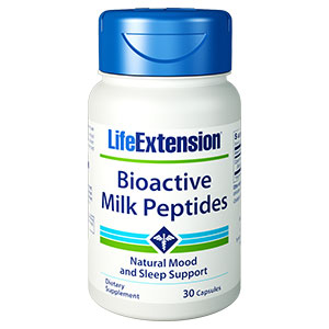 Bioactive Milk Peptides, Mood & Sleep Support, 30 Capsules, Life Extension on Sale