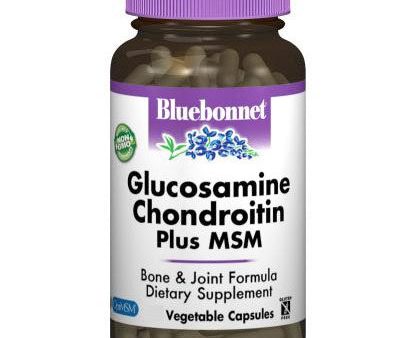 Glucosamine Chondroitin Plus MSM, 120 Vegetable Capsules, Bluebonnet Nutrition on Sale