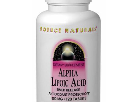 Alpha-Lipoic Acid 300mg Timed Release 60 tabs from Source Naturals Online