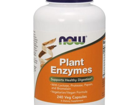 Plant Enzymes, Value Size, 240 Vegetarian Capsules, NOW Foods Discount