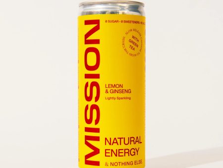 Natural Energy Can - Lemon & Ginseng on Sale