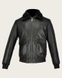 Black fur collar jacket Hot on Sale