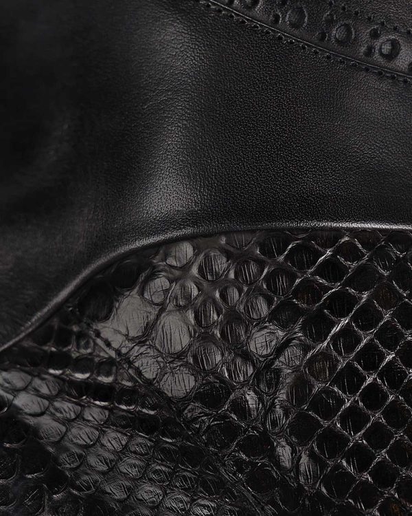 Ankle black python bootie Online