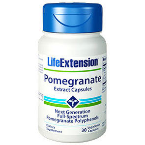 Pomegranate Extract, 30 Vegetarian Capsules, Life Extension Online