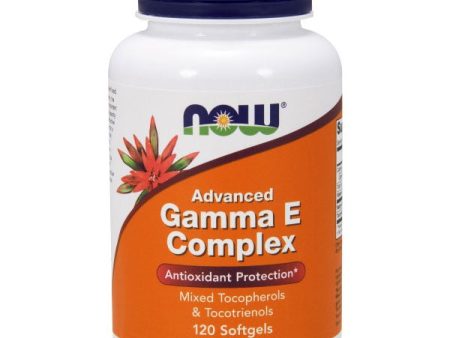 Advanced Gamma E Complex, Vitamin E 120 Softgels, NOW Foods Online