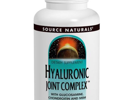 Hyaluronic Joint Complex, With Glucosamine Chondroitin MSM, 60 Tablets, Source Naturals Supply