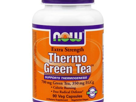 Thermo Green Tea, 700 mg Extra Strength, 90 Vegetarian Capsules, NOW Foods Online Sale