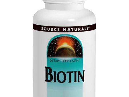 Biotin 5000 mcg, Value Size, 200 Tablets, Source Naturals Discount