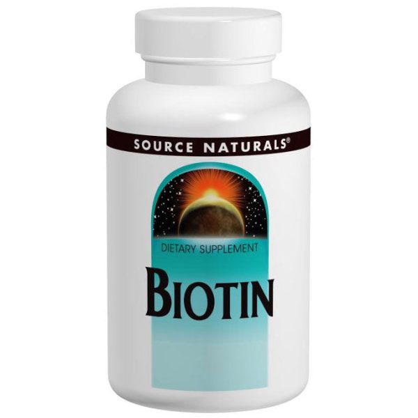 Biotin 5000 mcg, Value Size, 200 Tablets, Source Naturals Discount