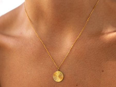 ALCO Chasing Sunset Necklace-Gold on Sale