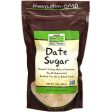 Date Sugar, Raw & Unprocessed, Natural Sweetener, 1 lb, NOW Foods Hot on Sale