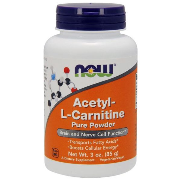 Acetyl-L-Carnitine Powder, ALC Powder 3 oz, NOW Foods Fashion