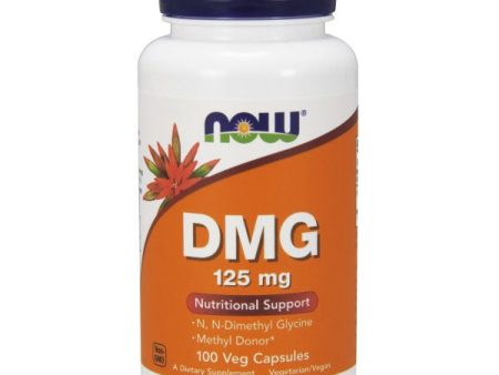 DMG Dimethylglycine 125mg 100 Caps, NOW Foods For Cheap