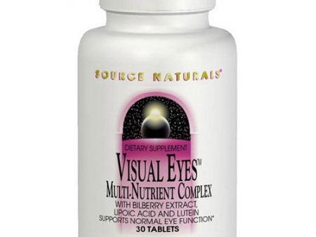 Visual Eyes with Bilberry & Lutein 60 tabs from Source Naturals For Sale