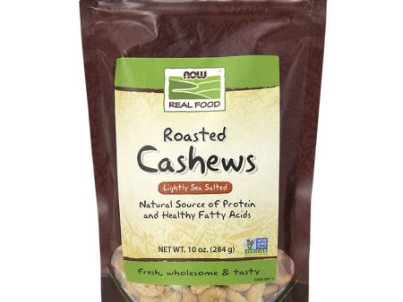 Roasted Cashews, Lightly Sea Salted, 10 oz, NOW Foods For Cheap