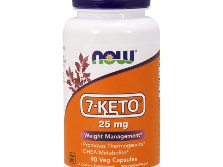 7-Keto 25 mg, 90 Veg Capsules, NOW Foods For Sale