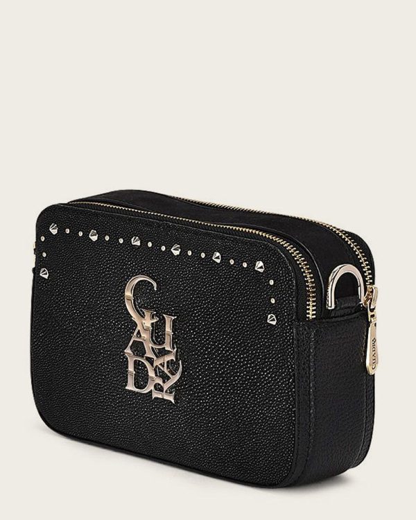 Black exotic crossbody handbag Online