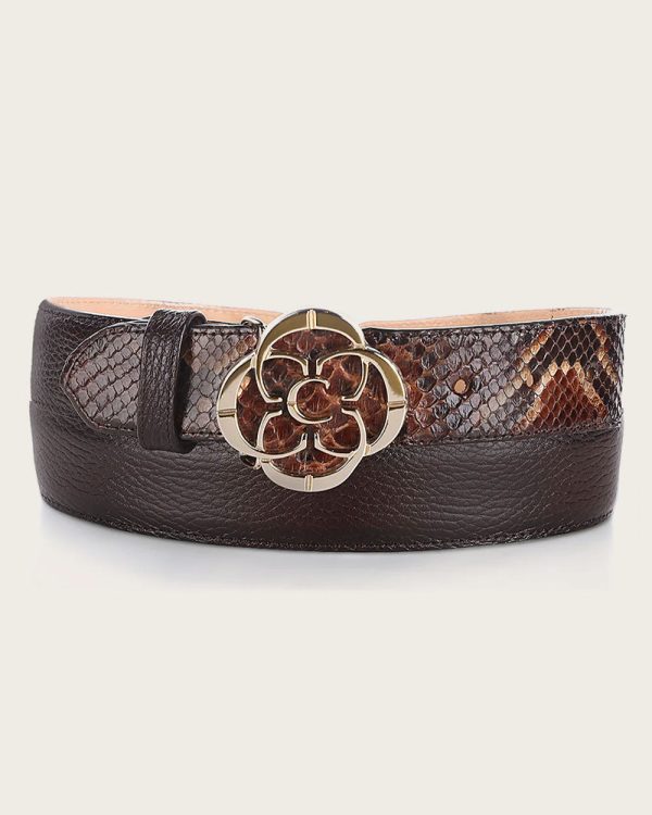 Brown elegant belt Cheap