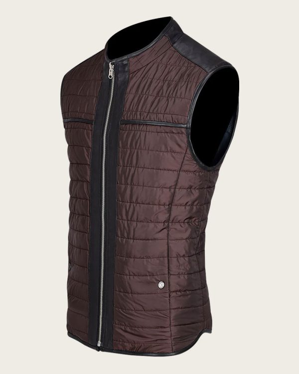 Blue revesible vest Online now