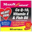 Heart Trio, Co Q-10, Vitamin E & Fish Oil, 60 Softgels, Mason Natural Online Hot Sale