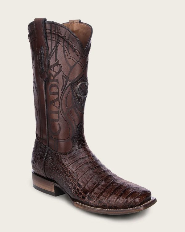 Western honey brown ultra exotic boot Fashion