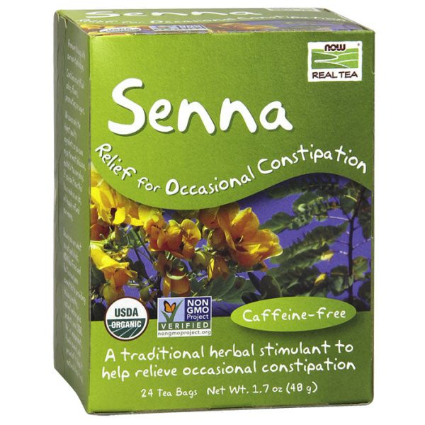 Senna Tea, Organic, 24 Tea Bags, NOW Foods Discount