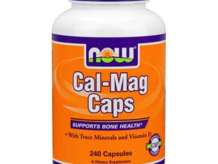 Cal-Mag with Vitamin D, Zinc, 240 Caps, NOW Foods Supply