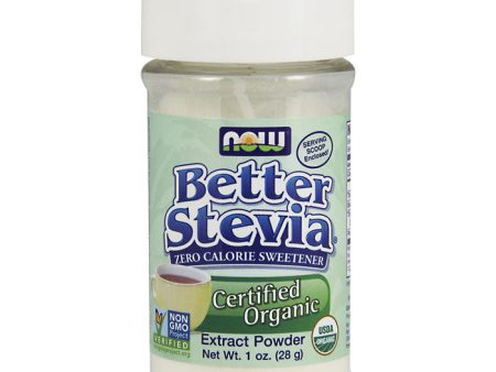 Better Stevia Extract Powder, Organic, 1 oz, NOW Foods Sale