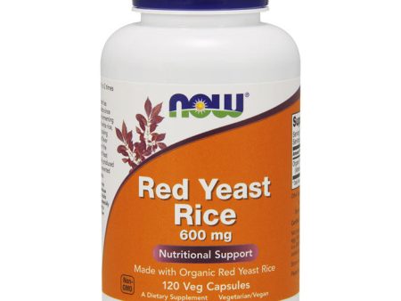 Red Yeast Rice 600 mg, 120 Vegetarian Capsules, NOW Foods Cheap