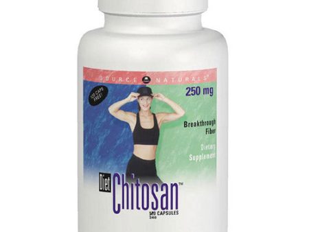 Diet Chitosan 250mg 120 caps from Source Naturals on Sale