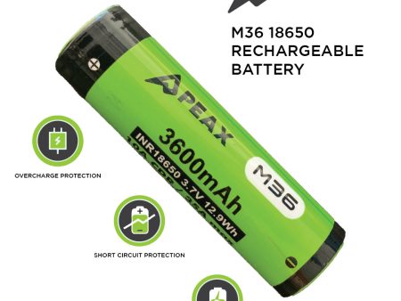 SPARE M36 18650 RECHARGEABLE BATTERY For Cheap