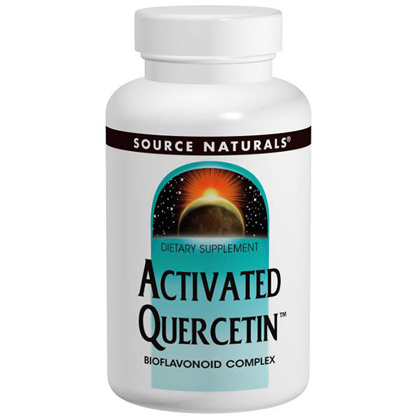 Activated Quercetin (Nonallergenic Bioflavonoid Complex) 50 tabs from Source Naturals on Sale