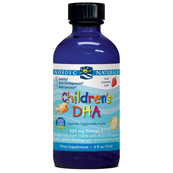 Children s DHA Liquid, Strawberry Flavor for Kids, 4 oz, Nordic Naturals Discount