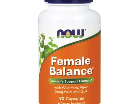 Female Balance, with Wild Yam, Dong Quai and GLA, 90 Capsules, NOW Foods For Cheap