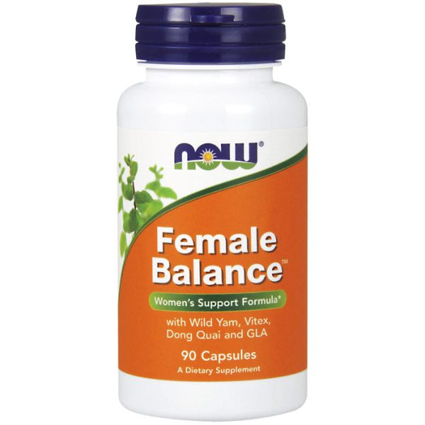 Female Balance, with Wild Yam, Dong Quai and GLA, 90 Capsules, NOW Foods For Cheap