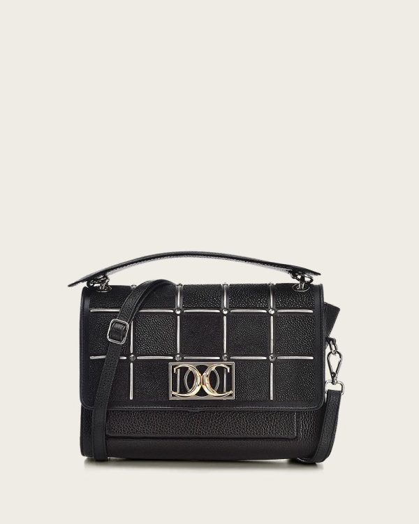 Black flap handbag Online