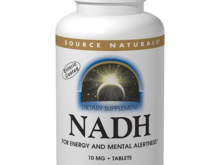 NADH 10 mg (CO-E1), Peppermint Sublingual, 30 Tablets, Source Naturals For Cheap